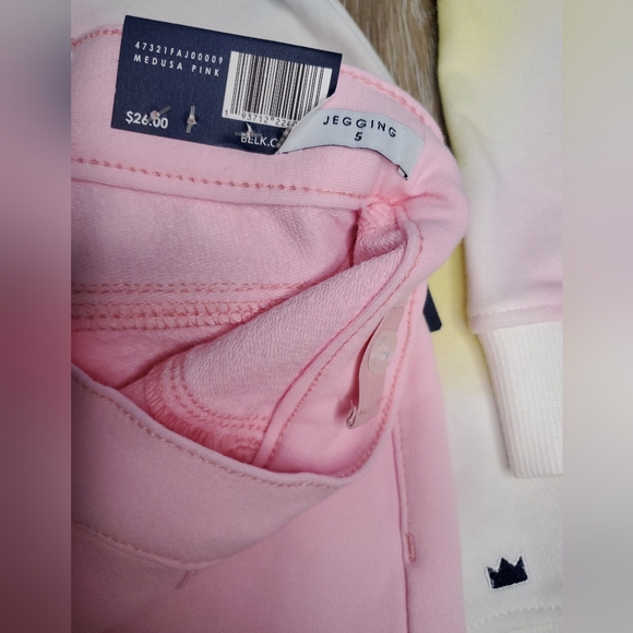 Girl's crown & ivy pink adjustable waist  jeggings Size 5 - Picture 2 of 8